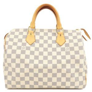 Speedy 30 Damier Azur Hand Bag